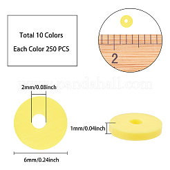 Handmade Polymer Clay Beads&nbsp;CLAY-FH0001-02B-01