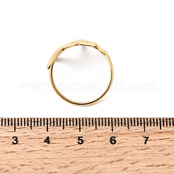 5Pcs 304 Stainless Steel Open Cuff Rings for Women&nbsp;RJEW-K313-10G