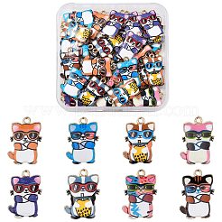 40Pcs 8 Colors Zinc Alloy Pendants&nbsp;FIND-CJ0001-73