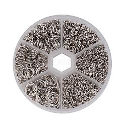 1 Box Open Jump Rings Brass Jump Rings&nbsp;KK-JP0008-P-NF