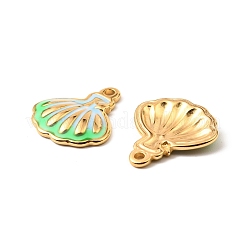 304 Stainless Steel Enamel Pendants&nbsp;STAS-Z145-09G-01