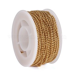 Handmade Ion Plating(IP) 304 Stainless Steel Ball Chains&nbsp;STAS-F136-15G-10m