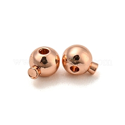 Brass Crimp Beads&nbsp;KK-Z030-16A-RG