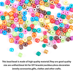 Baking Paint K9 Glass Seed Beads&nbsp;SEED-PH0012-27-4mm