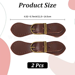 CutHollow 2Pcs Leather Toggle Buckle&nbsp;AJEW-CL0001-26C