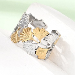 304 Stainless Steel Cuff Open Rings for Women&nbsp;SA-CBA82C8-14GP