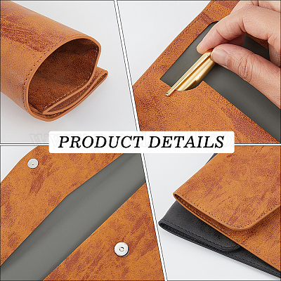 1Pc Imitation Leather Documents Pockets&nbsp;OFST-CL0001-05B-1