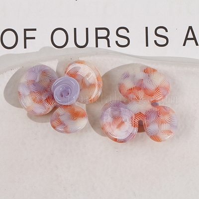 Cellulose Acetate(Resin) Cabochons&nbsp;PW-WG19254-01-1