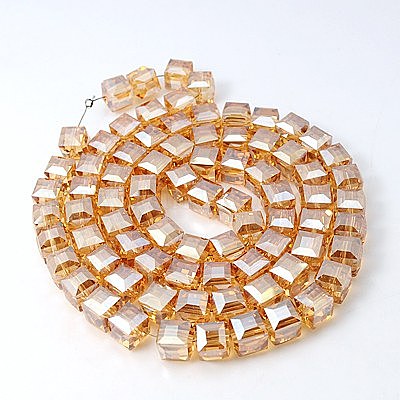 Electorplated Glass Beads&nbsp;EGLA-E006-3H-1