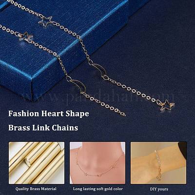 Handmade Brass Link Chains&nbsp;CHC-F010-01-G-A-1
