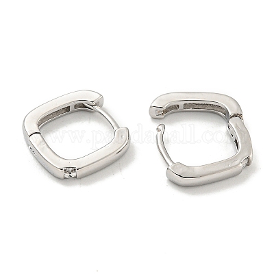 Brass Hoop Earrings&nbsp;EJEW-L211-010Q-P-1