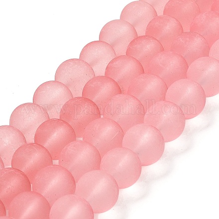 Transparent Glass Bead Strands&nbsp;GLAA-S031-12mm-24-1