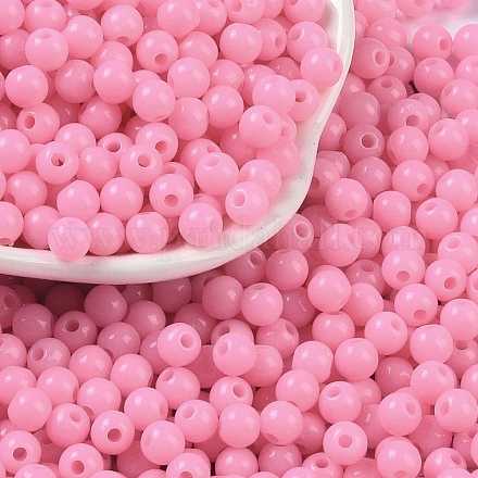 Opaque Acrylic Beads SACR-A007-01C-21-1