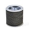 11M Polyester Braided Cord with Cotton Core & Metallic Thread, Black, 2.5mm, about 10.0465 Yards(11m)/Roll