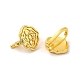 Rack Plating Brass Cloud Hook Clasp&nbsp;KK-F866-04-3
