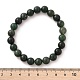 Natural Moss Agate Beads Stretch Bracelets&nbsp;BJEW-F380-01-B15-7