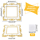 4Sets 2 Colors Plastic Switch Decorated Frame&nbsp;DIY-GA0002-36-2
