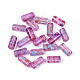 Picasso Transparent Glass Bugle Beads&nbsp;SEED-N010-02B-1