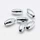 Plating Eco-Friendly Plastic Beads&nbsp;KY-K002-03-8x4mm-S-2