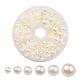 1Box ABS Plastic Imitation Pearl Dome Cabochons&nbsp;SACR-JP0001-24-1
