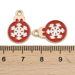 Christmas Theme Alloy Enamel Pendants&nbsp;FIND-I065-02J-KCG01