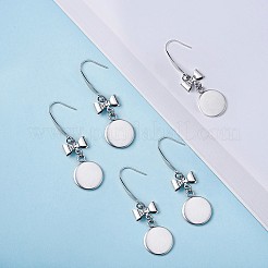 316 Surgical Stainless Steel Earring Hooks&nbsp;STAS-TAC0001-01D