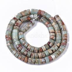 Natural Aqua Terra Jasper Beads Strands&nbsp;G-S366-012B