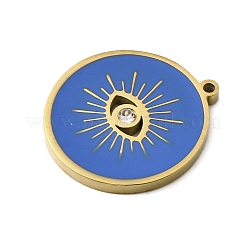 304 Stainless Steel Enamel Pendants&nbsp;STAS-I336-06G
