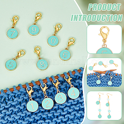 11Pcs Number 0~9 DIY Knitting Tool Sets&nbsp;HJEW-AB00657