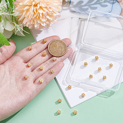 20Pcs Brass Micro Pave Cubic Zirconia Beads&nbsp;KK-UN0005-82