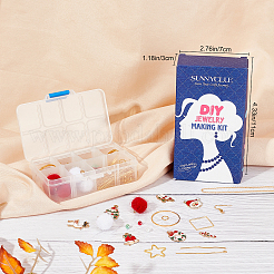 237Piece DIY Christmas Themed Earring Making Kits&nbsp;DIY-SC0015-05