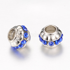 Rhinestone European Beads&nbsp;X-RB-R047-M