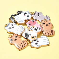 10Pcs Rack Plating Alloy Enamel Pendants&nbsp;FIND-FS0002-53C