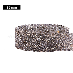Glitter Resin Hotfix Rhinestone(Hot Melt Adhesive On The Back)&nbsp;OCOR-WH0052-01E