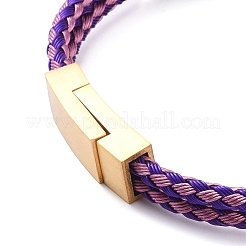 Stainless Steel Twist Rope Bangles&nbsp;BJEW-A009-09G