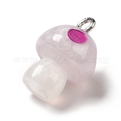 Spray Painted Luminous Resin Pendants&nbsp;RESI-A017-05