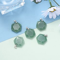 Natural Green Aventurine Pendants&nbsp;G-E487-95E