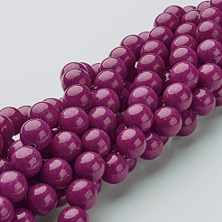 Natural Mashan Jade Round Beads Strands&nbsp;G-D263-10mm-XS12