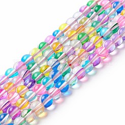 Synthetic Moonstone Beads Strands&nbsp;G-E573-02A-18