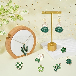 20Pcs 10 Styles Alloy Enamel Pendants&nbsp;ENAM-YW0004-21