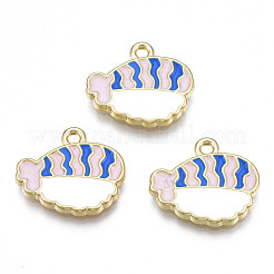 Rack Plating Alloy Enamel Pendants&nbsp;PALLOY-T077-169