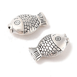 Tibetan Style Zinc Alloy Fish Beads&nbsp;TIBEB-R061-097