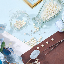 180Pcs ABS Plastic Imitation Pearl Rivet Studs&nbsp;KY-CL0001-02C