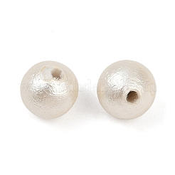 Compressed Cotton Pearl Beads&nbsp;WOVE-V001-A02-6mm