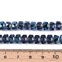 Electroplate Transparent Glass Beads Strands&nbsp;EGLA-N022-04A-D05