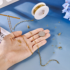 DIY Chain Necklace Jewelry Kits&nbsp;DIY-TA0011-48