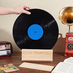 Wood Record Display Stands&nbsp;ODIS-WH0074-04