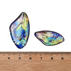 4Pcs Transparent Epoxy Resin Butterfly Wings Pendants&nbsp;RESI-C057-01B