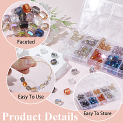 150Pcs 10 Colors Electroplate Glass Beads Strands&nbsp;GLAA-PA0001-66