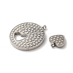 Non-Tarnish 304 Stainless Steel Pendants&nbsp;STAS-M311-03P